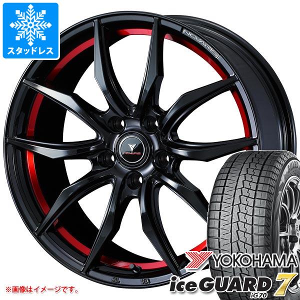 スタッドレスタイヤ ヨコハマ アイスガードセブン iG70 165/55R15 75Q ＆ ノヴァリス ローグ VF 4.5-15 タイヤホイール4本セット165/55-15 YOKOHAMA iceGUARD 7 iG70