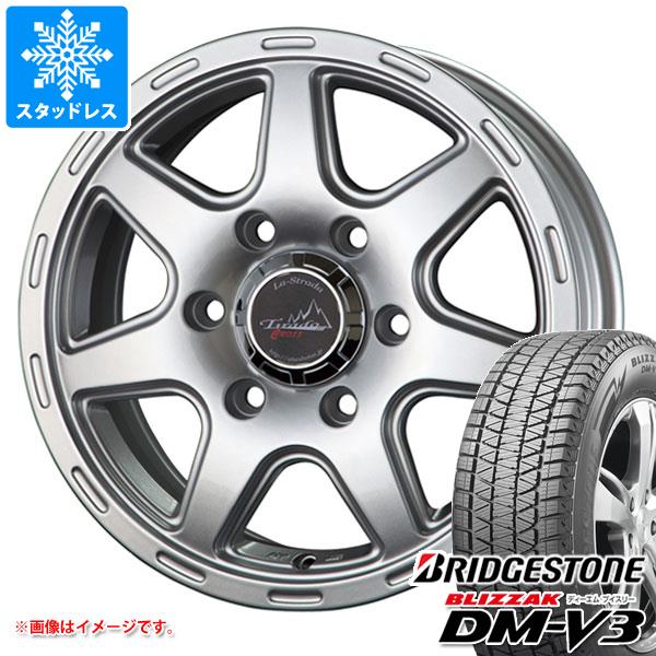スタッドレスタイヤ ブリヂストン ブリザック DM-V3 265/65R17 112Q ＆ ラ・ストラーダ ティラード クロス 7.5-17 タイヤホイール4本セット265/65-17 BRIDGESTONE BLIZZAK DM-V3