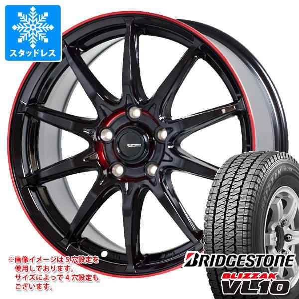 スタッドレスタイヤ ブリヂストン ブリザック VL10 145/80R12 80/78N (145R12 6PR相当) ＆ ジースピード P-05R 3.5-12  タイヤホイール4本の通販はau PAY マーケット - タイヤ1番