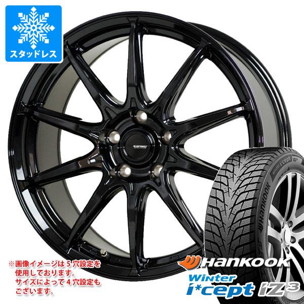 スタッドレスタイヤ ハンコック ウィンターアイセプト iZ3 X for SUV W636A 225/60R18 100H ＆ ジースピード G-05 8.0-18 タイヤホイール4本セット225/60-18 HANKOOK Winter i cept iZ3 X for SUV W636A