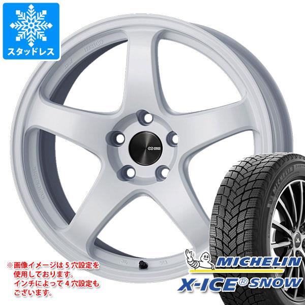 スタッドレスタイヤ ミシュラン エックスアイススノー 215/45R17 91H XL ＆ エンケイ パフォーマンスライン PF05 7.0-17 タイヤホイール4本セット 215/45-17 MICHELIN X-ICE SNOW