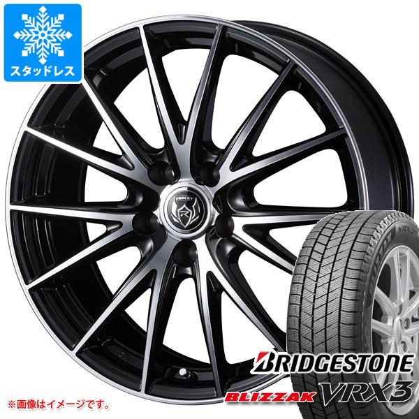 スタッドレスタイヤ ブリヂストン ブリザック VRX3 155/65R14 75Q ＆ ライツレー VS 4.5-14 タイヤホイール4本セット155/65-14 BRIDGESTONE BLIZZAK VRX3