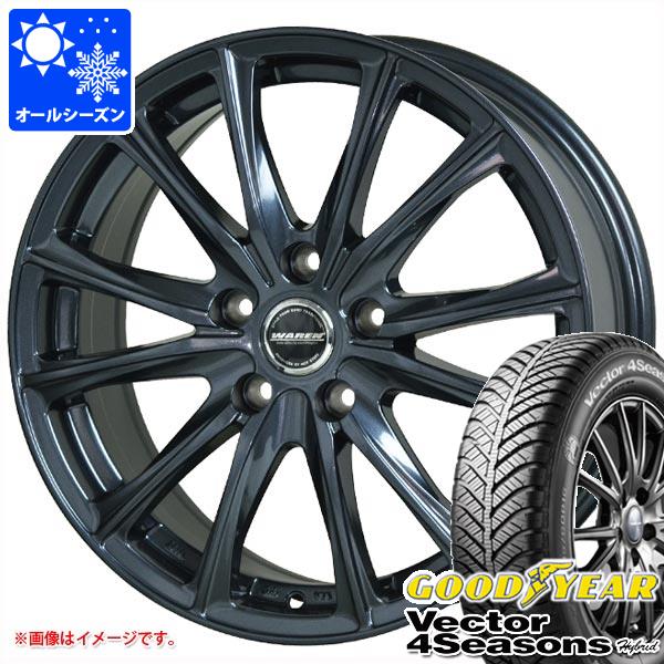 オールシーズン 155/55R14 69H グッドイヤー ベクター 4シーズンズ ハイブリッド ヴァーレン W05 4.5-14 タイヤホイール4本セット