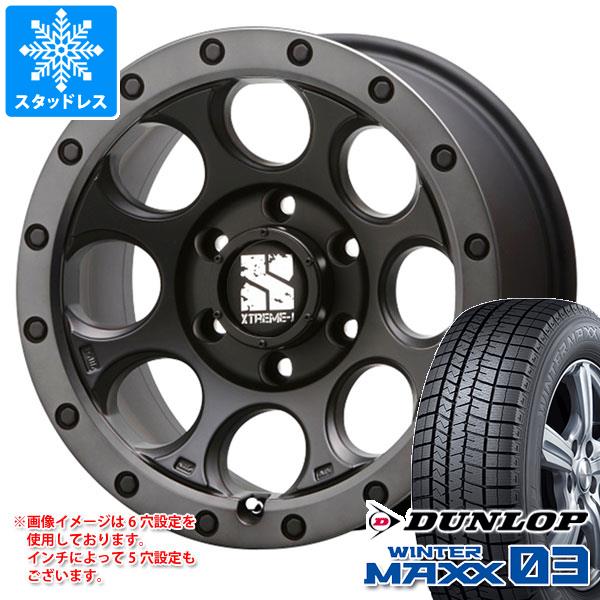 RAV4 50系用 スタッドレス ダンロップ ウインターマックス03 WM03 235/60R18 107Q XL MLJ エクストリームJ XJ03 タイヤホイール4本セット