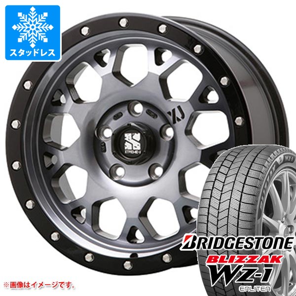 スタッドレスタイヤ ブリヂストン ブリザック WZ-1 265/60R18 110Q ＆ MLJ エクストリームJ XJ04 8.0-18 タイヤホイール4本セット265/60-18 BRIDGESTONE BLIZZAK WZ-1