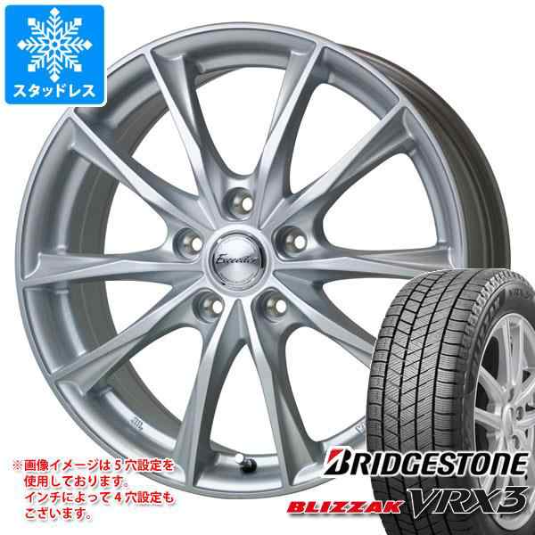 スタッドレスタイヤ ブリヂストン ブリザック VRX3 195/50R16 88Q XL ＆ エクシーダー E06 6.5-16  タイヤホイール4本セット195/50-16 BRI｜au PAY マーケット