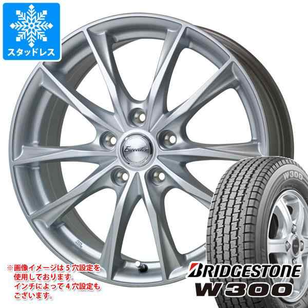 2022年製 スタッドレスタイヤ ブリヂストン W300 145/80R12 80/78N (145R12 6PR相当) ＆ エクシーダー E06  3.5-12 タイヤホイール4本セッの通販はau PAY マーケット - タイヤ1番