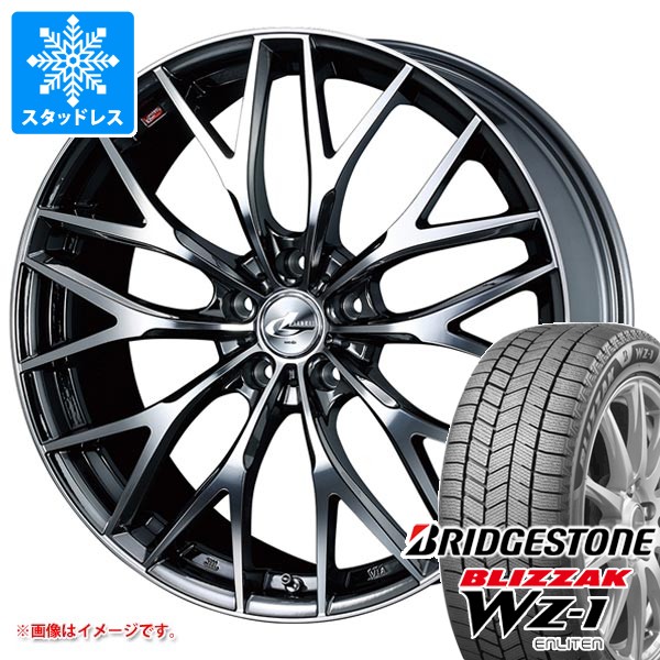 スタッドレスタイヤ ブリヂストン ブリザック WZ-1 235/45R18 94Q ＆ レオニス MX 8.0-18 タイヤホイール4本セット235/45-18 BRIDGESTONE BLIZZAK WZ-1