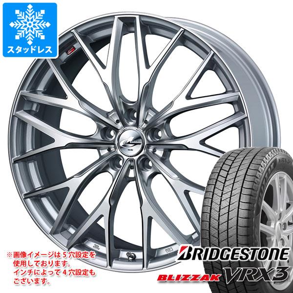 スタッドレスタイヤ ブリヂストン ブリザック VRX3 225/45R17 91Q ＆ レオニス MX 7.0-17 タイヤホイール4本セット225/45-17 BRIDGESTONE BLIZZAK VRX3
