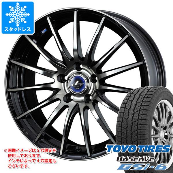 スタッドレスタイヤ トーヨー オブザーブ GSi-6 215/70R16 100Q & レオニス ナヴィア 05 6.5-16 タイヤホイール4本セット215/70-16 TOYO OBSERVE GSi-6