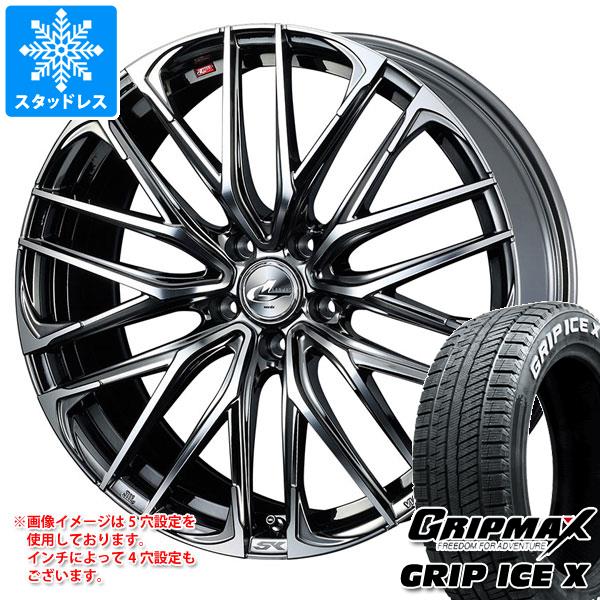 スタッドレスタイヤ グリップマックス グリップアイスエックス 195/60R17 90T ホワイトレター ＆ レオニス SK 7.0-17 タイヤホイール4本セット195/60-17 GRIP MAX GRIP ICE X WLの通販は 177,100円