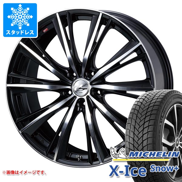 2026年製 スタッドレスタイヤ ミシュラン エックスアイススノープラス 235/55R19 105H XL & レオニス WX 8.0-19 タイヤホイール4本セット235/55-19 MICHELIN X-ICE SNOW+