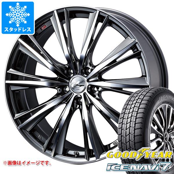 ノート E13系用 2026年製 スタッドレス グッドイヤー アイスナビ7 195/60R16 89Q レオニス WX タイヤホイール4本セット