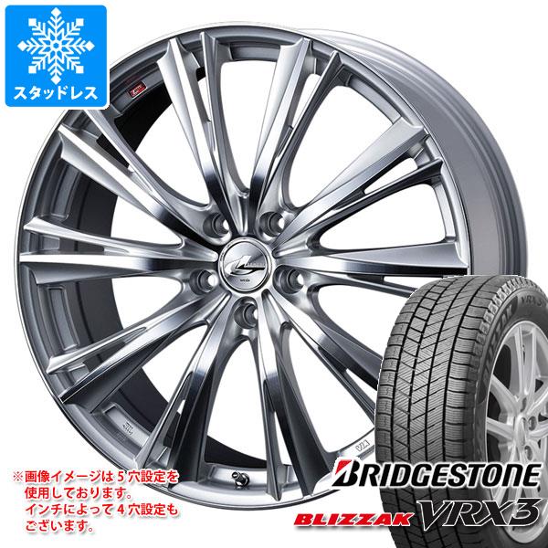 スタッドレスタイヤ ブリヂストン ブリザック VRX3 165/70R14 81Q ＆ レオニス WX 5.5-14 タイヤホイール4本セット165/70-14 BRIDGESTONE BLIZZAK VRX3
