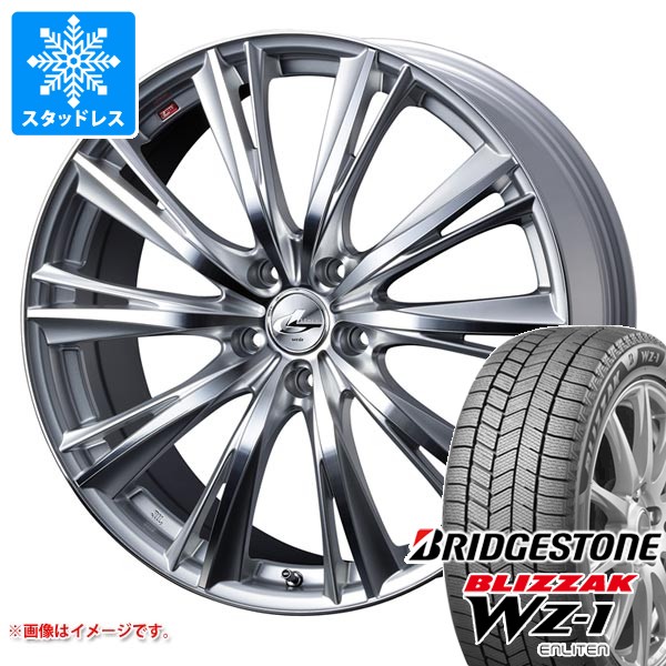 スタッドレスタイヤ ブリヂストン ブリザック WZ-1 235/55R18 104Q XL ＆ レオニス WX 8.0-18 タイヤホイール4本セット235/55-18 BRIDGESTONE BLIZZAK WZ-1