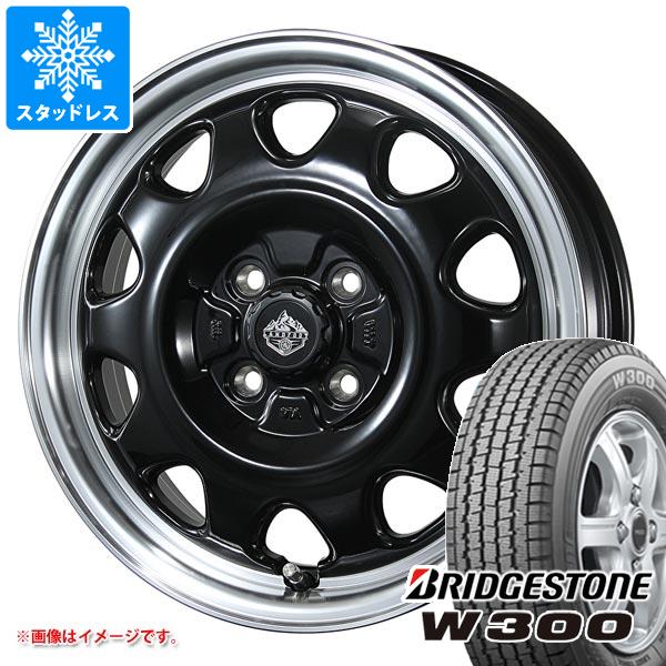 エブリイバン DA17V用 スタッドレス ブリヂストン W300 145/80R12 80/78N (145R12 6PR相当) ランドフット SWZ タイヤホイール4本セットの通販は