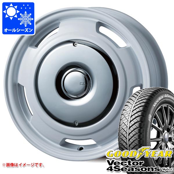 シトロエン ベルランゴ K9CYH01用 オールシーズンタイヤ グッドイヤー ベクター 4シーズンズ ハイブリッド 205/60R16 92H コレクティブライン ラテ タイヤホイール4本セット 102,850円