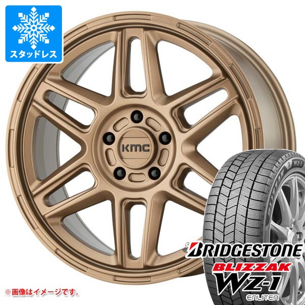 ミツビシ デリカD5用 スタッドレス ブリヂストン ブリザック WZ-1 235/65R17 108Q XL KMC KM716 ノマド タイヤホイール4本セット 154,550円