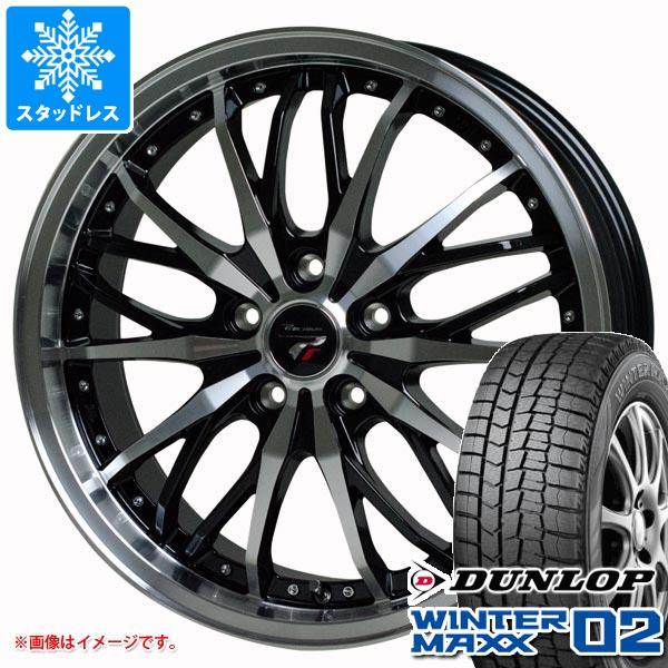 スタッドレスタイヤ ダンロップ ウインターマックス02 WM02 225/45R18 95T XL ＆ プレシャス HM-3 8.0-18 タイヤホイール4本セット225/45-18 DUNLOP WINTER MAXX 02 WM02