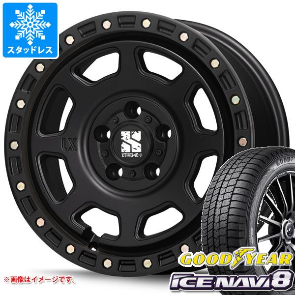 スタッドレスタイヤ グッドイヤー アイスナビ8 225/60R17 99Q ＆ MLJ エクストリームJ XJ07 8.0-17 タイヤホイール4本セット225/60-17 GOODYEAR ICE NAVI 8の通販は