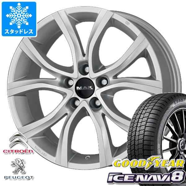 フィアット ドブロ K9系用 スタッドレス グッドイヤー アイスナビ8 205/55R17 91Q MAK アンチバス タイヤホイール4本セットの通販は