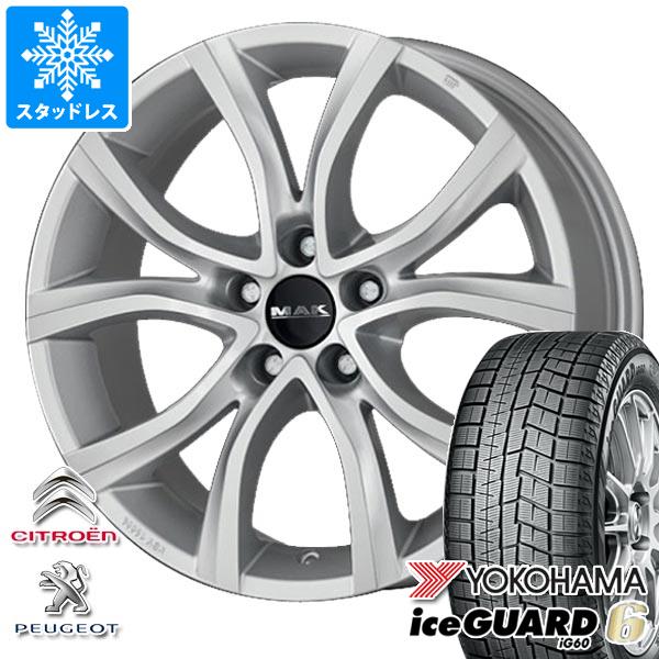 シトロエン C5エアクロス C84系用 スタッドレス ヨコハマ アイスガードシックス iG60 225/60R17 99Q MAK アンチバス タイヤホイール4本セットの通販は 107,600円