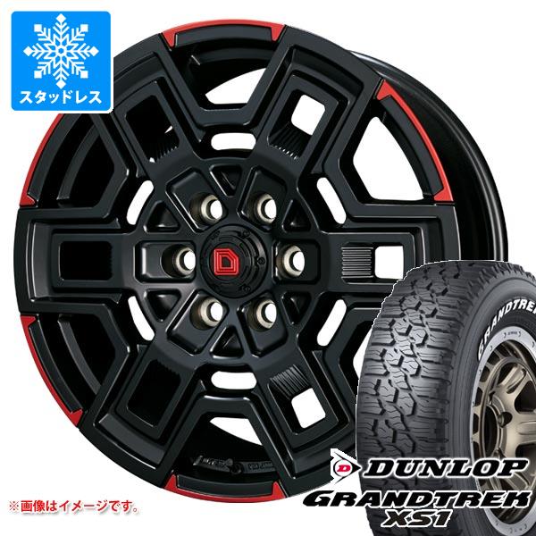 ハイエース 200系用 スタッドレス ダンロップ グラントレック XS1 LT215/70R16 100/97N ホワイトレター クライメイト デヴグル タイヤホイール4本セット