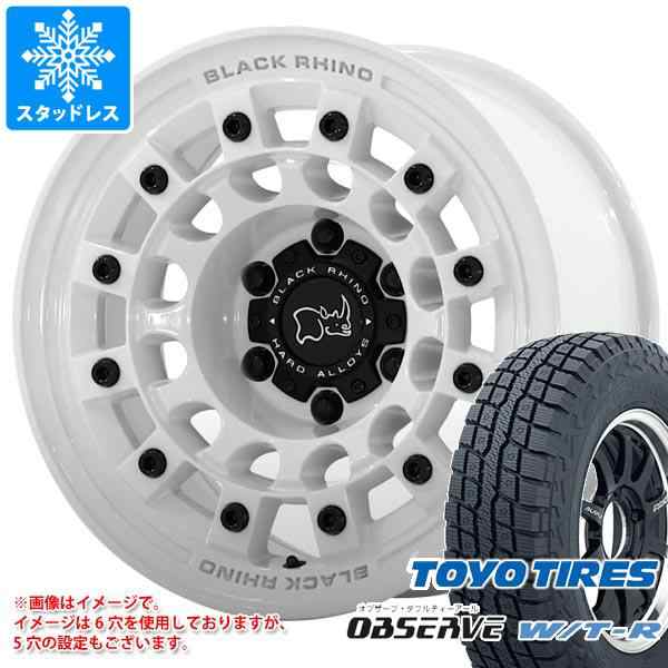 5本セット ジープ ラングラー JK/JL系用 スタッドレス トーヨー オブザーブ WTR LT265/70R17 112/109Q ブラックライノ  フジ タイヤホイーの通販はau PAY マーケット - タイヤ1番 | au PAY マーケット－通販サイト