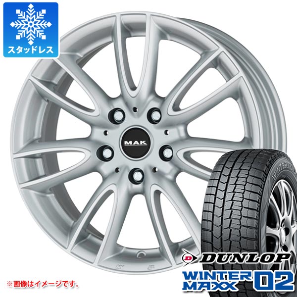 MINI ロードスター R59用 スタッドレス ダンロップ ウインターマックス02 WM02 195/55R16 87Q MAK ジャッキー タイヤホイール4本セットの通販は