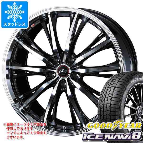 スタッドレスタイヤ グッドイヤー アイスナビ8 185/55R16 83Q ＆ レオニス RT 6.0-16 タイヤホイール4本セット185/55-16  GOODYEAR ICE NAの通販はau PAY マーケット タイヤ1番 au PAY マーケット－通販サイト