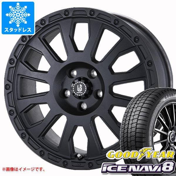 スタッドレスタイヤ グッドイヤー アイスナビ8 155/65R14 75Q ＆ ラ・ストラーダ アヴェンチュラ 4.5-14 タイヤホイール4本セット155/65-14 GOODYEAR ICE NAVI 8の通販は
