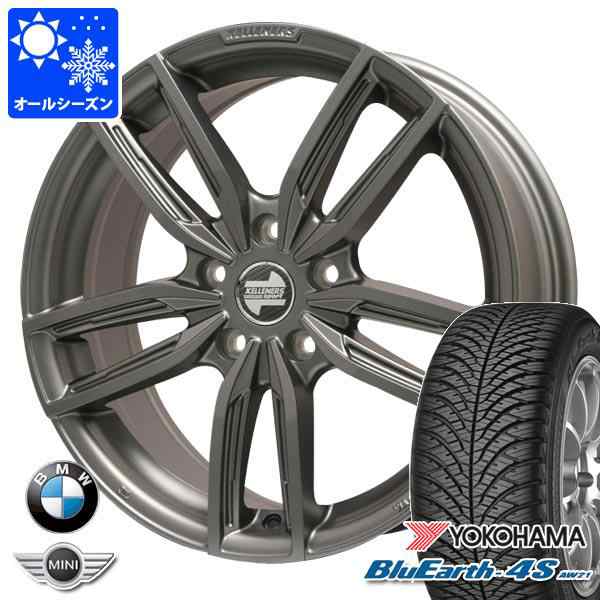 MINI クラブマン F54用 オールシーズンタイヤ ヨコハマ ブルーアース4S AW21 225/45R17 94V XL ケレナーズ ジュニア GF5 タイヤホイール4|au PAY マーケット