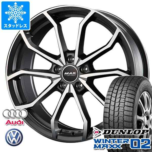 VW アルテオン 3HD系用 スタッドレス ダンロップ ウインターマックス02 WM02 245/45R18 100T XL MAK レーベFF  タイヤホイール4本セット｜au PAY マーケット