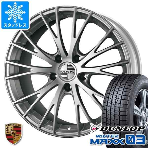 ポルシェ パナメーラ用 スタッドレス ダンロップ ウインターマックス03 WM03 245/50R18 100Q MAK レネン タイヤホイール4本セット