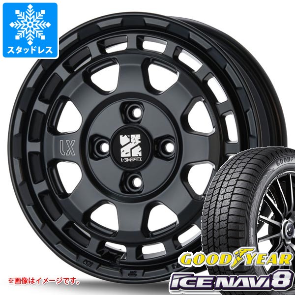 ダイハツ ハイゼットトラック S500系用 スタッドレス グッドイヤー アイスナビ8 165/65R14 79Q MLJ エクストリームJ サバンザ タイヤホイール4本セット