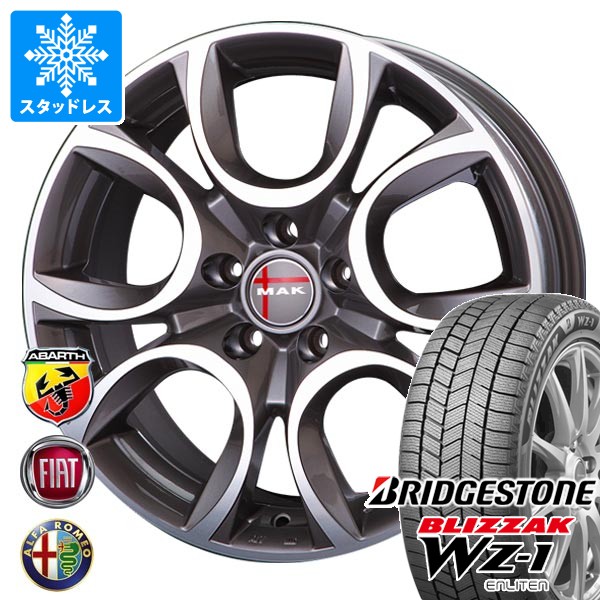 フィアット 500X 334系用 スタッドレス ブリヂストン ブリザック WZ-1 215/55R17 94Q MAK トリノ タイヤホイール4本セット