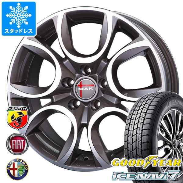 フィアット パンダ 169系用 スタッドレス グッドイヤー アイスナビ7 165/65R14 79Q MAK トリノ  タイヤホイール4本セットの通販はau PAY マーケット - タイヤ1番