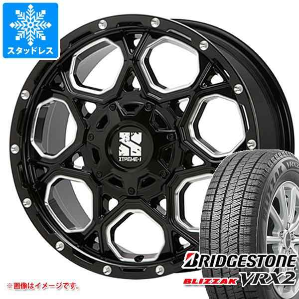 スタッドレスタイヤ ブリヂストン ブリザック VRX2 225/60R17 99Q ＆ MLJ エクストリームJ XJ06 7.0-17 タイヤホイール4本セット225/60-1の通販は