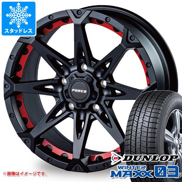 アウトランダー GF/GG系用 スタッドレス ダンロップ ウインターマックス03 WM03 225/65R17 102Q フォース デナリ タイヤホイール4本セットの通販は 229,700円
