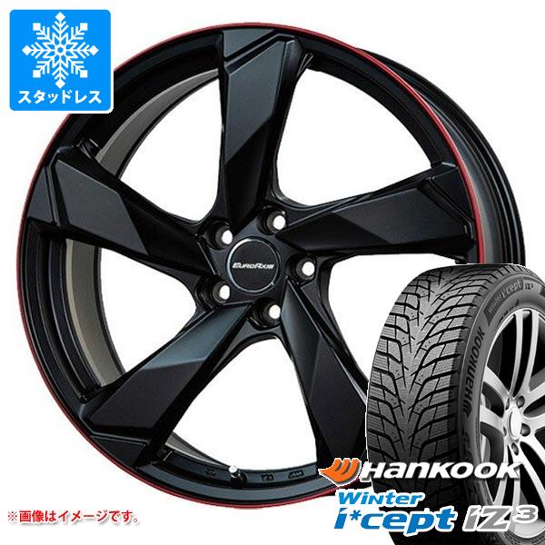 プジョー 5008 P87系用 スタッドレス ハンコック ウィンターアイセプト iZ3 X for SUV W636A 225/55R18 102H XL ユーロアクシス クロスエッジ タイヤホイール4本セット