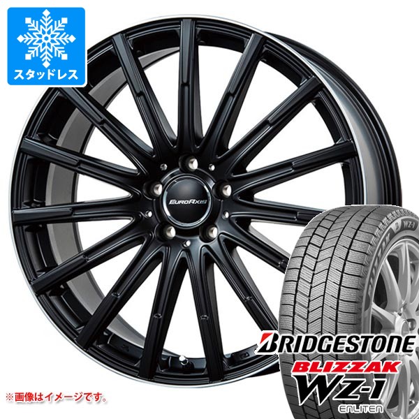 メルセデスベンツ W246 Bクラス用 スタッドレス ブリヂストン ブリザック WZ-1 225/40R18 92Q XL 2025年10月発売サイズ ユーロアクシス エアフルト タイヤホイール4本セット