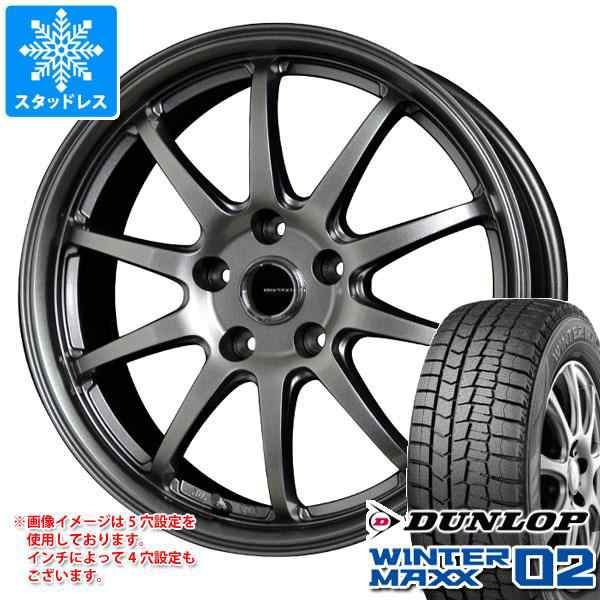 スタッドレスタイヤ ダンロップ ウインターマックス02 WM02 155/65R14 75Q ＆ ジースピード G04 4.5-14 タイヤホイール 4本セット155/65-1の通販はau PAY マーケット - タイヤ1番