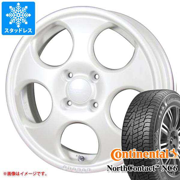ハスラー用 スタッドレス コンチネンタル ノースコンタクト NC6 165/60R15 77T MLJ ハイペリオン ポポロ タイヤホイール4本セットの通販は 113,300円