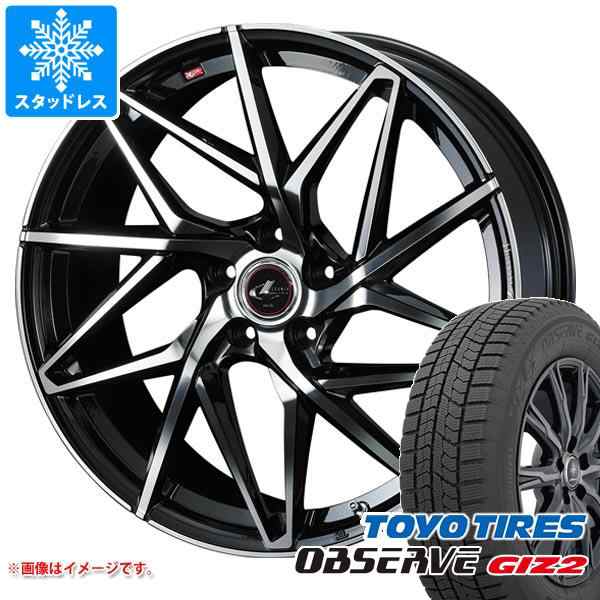 スタッドレスタイヤ トーヨー オブザーブ ギズ2 205/60R16 92Q ＆ レオニス IT 6.5-16 タイヤホイール4本セット205/60-16  TOYO OBSERVE Gの通販はau PAY マーケット - タイヤ1番