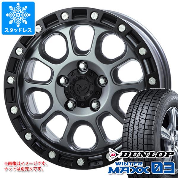 RAV4 50系用 スタッドレス ダンロップ ウインターマックス03 WM03 225/65R17 102Q MKW M204 タイヤホイール4本セット