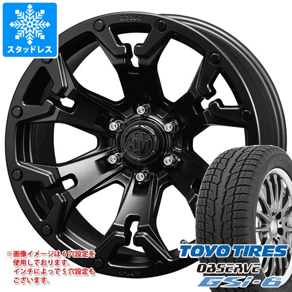 ジープ ラングラー JK/JL系用 スタッドレス トーヨー オブザーブ GSi-6 265/70R17 115Q クリムソン MG ゴーレム タイヤホイール4本セット 241,500円