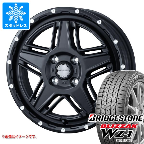 スズキ ハスラー用 スタッドレス ブリヂストン ブリザック WZ-1 165/65R14 79Q マッドヴァンス07 タイヤホイール4本セット