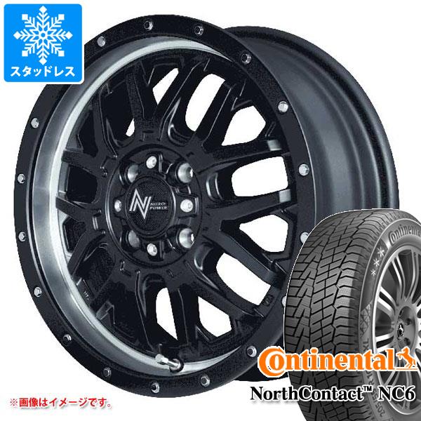 ハスラー用 スタッドレス コンチネンタル ノースコンタクト NC6 165/60R15 77T ナイトロパワー M27 グレネード タイヤホイール4本セットの通販は