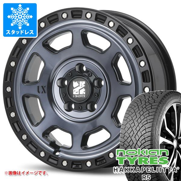 ジープ ラングラー JK/JL系用 スタッドレス ノキアン ハッカペリッタ R5 SUV 265/70R17 115R MLJ エクストリームJ XJ07 タイヤホイール4本セット