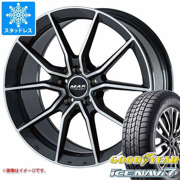メルセデスベンツ W206 Cクラス用 スタッドレス グッドイヤー アイスナビ7 225/45R18 91Q MAK アルジェントエフエフ タイヤホイール4本セット 118,201円